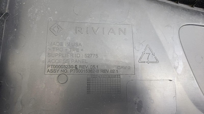 ⭕22-24 Rivian R1T R1S Frunk Underhood Access Panel Battery Cover Trim