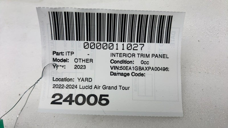 P11 NAP7XX ⭕ 22-24 Air Grand Touring Interior Wood Grain Texture Trim Panel P11-NAPD00-02