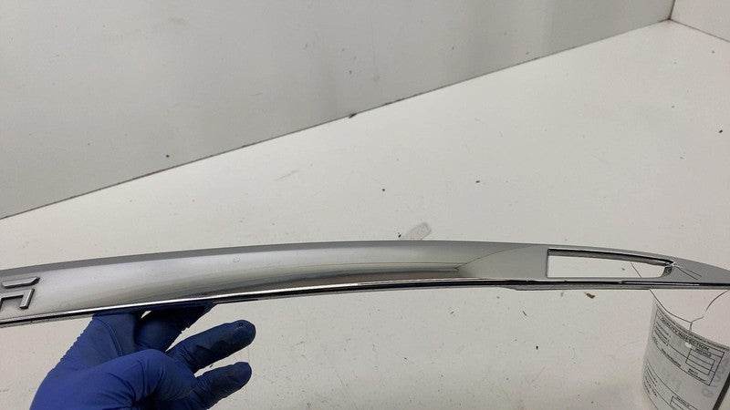 ⭕ 12-15 Tesla Model S Rear Liftgate Trunk Lid Chrome Trim Molding 1025