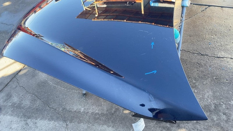 2012-2015 Tesla Model S Front Bonnet Hood Shell Panel w/ Insulation Liner - Blue