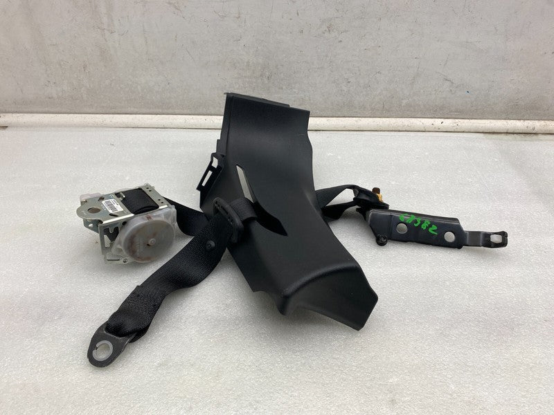 102313600C ⭕ 12-15 Model S Rear Right Seat Belt Retractor w/ Mid C-Pillar Trim 1023136-00-C