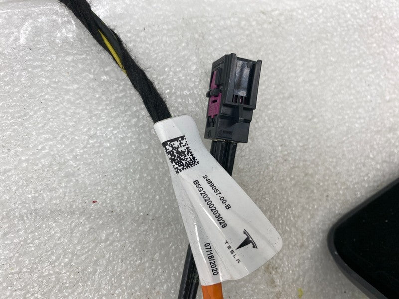 2489057-00-B ⭕20-23 Model Y Front Rear-View Mirror w/ Cover Trim & Wire Harness 2489057-00-B