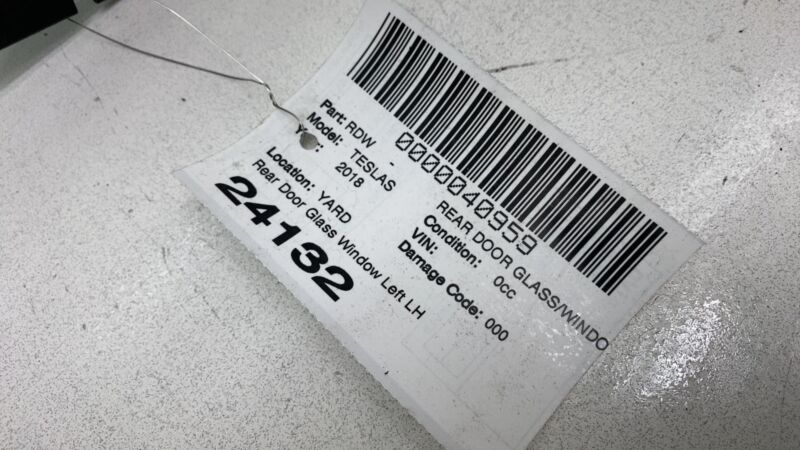 E6 43R-001074 ⭕ 2012-2020 Tesla Model S MS Rear Driver Side Door Window Glass Left LH