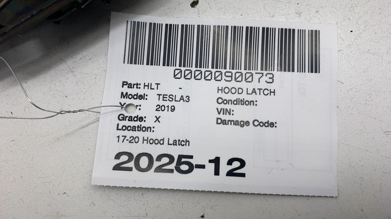 ⭕ 2017-2020 Model 3 Front Hood Lock Latch & Frunk Secondary Release 10