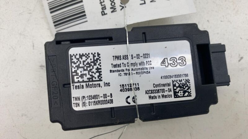 103460100B ⭕12-20 Model S X Receiver Tire Pressure Monitor System Control Unit 1034601-00-B