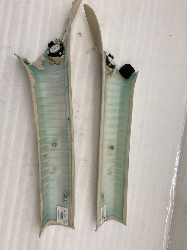⭕ 12-15 Model S Left & Right A-Pillar Upper Trim & Tweeter Speaker 100
