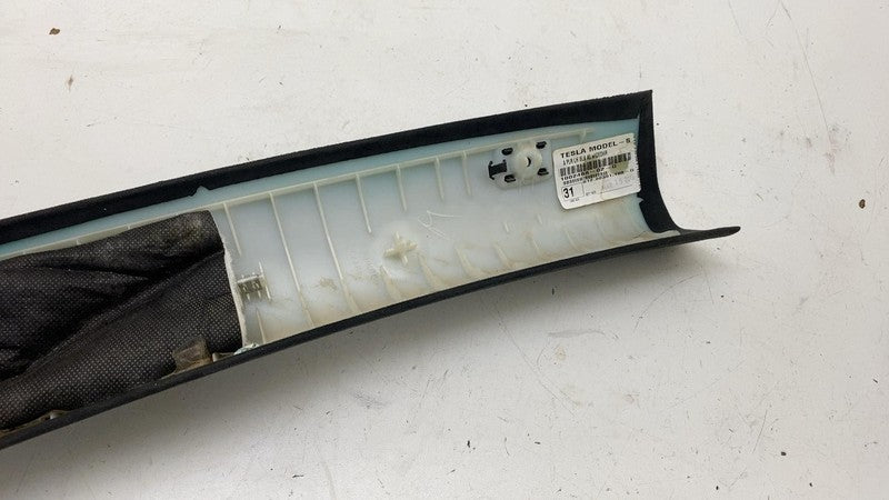 100248802G ⭕ 12-15 Model S Front Left A-Pillar Upper Trim Cover LH w/ Speaker 1002488-02-G