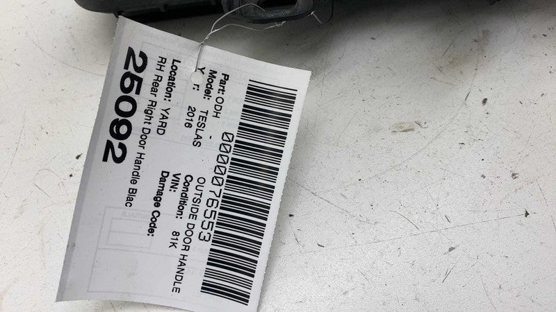 ⭕ 16-17 Tesla Model S Rear Right Exterior Door Handle Outer Gen2.5 LH