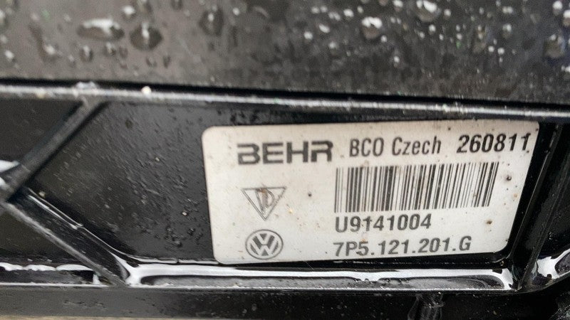 7P0 121 207 A 2011-2018 Porsche Cayenne Engine Radiator Cooling Fan Motor A/C Condenser Assy