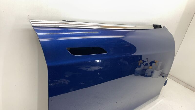 2012-2015 Tesla Model S Front Passenger Side Door Shell Panel Right RH Blue PPSB