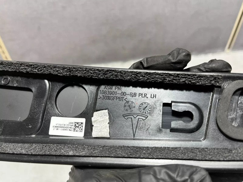 108390100B ⭕ 2016-2020 Tesla Model X B-Pillar Glass Applique & Camera Left OEM 1083901-00-B