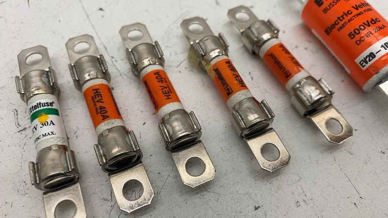 EV20-100-S ⭕ 2016-2020 Tesla Model X SET of Fast Acting Electric Vehicle Fuse OEM EV20-100S