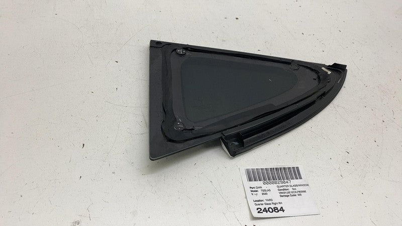 1080706-00 ⭕ 2017-2020 Tesla Model 3 Rear Side Quarter Fixed Window Glass Right OEM 1080706