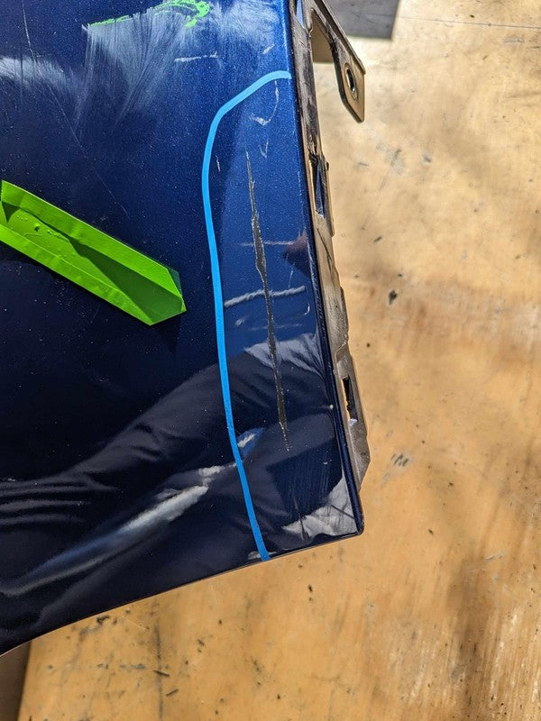 ⭕ 2020-2022 Tesla Model Y MY Rear Bumper Fascia Cover Assembly Solid Blue - PPSB