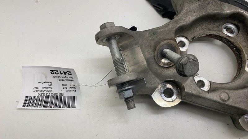 PT00001891 ⭕ 2022-2024 Rivian R1T R1S Rear Left Spindle Knuckle w/ Dust Shield PT00001891
