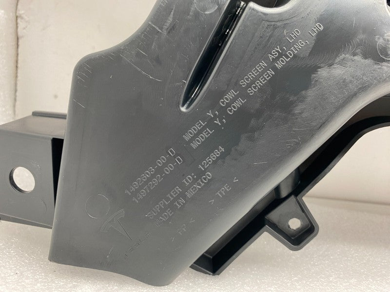 1492603 00 D ⭕ 20-23 Model Y Front Windshield Under Hood Trim Cowl Screen Panel 1492603-00-D