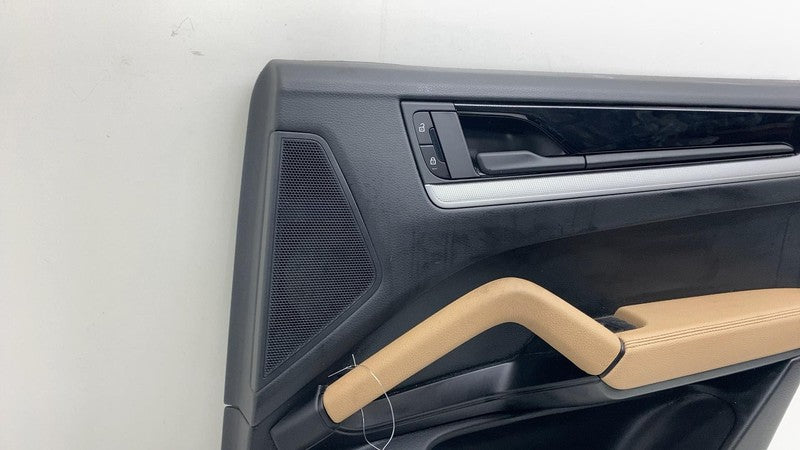 ⭕ 2019-2024 Porsche Cayenne Rear Driver Side Door Panel Trim Cover Black Left LH