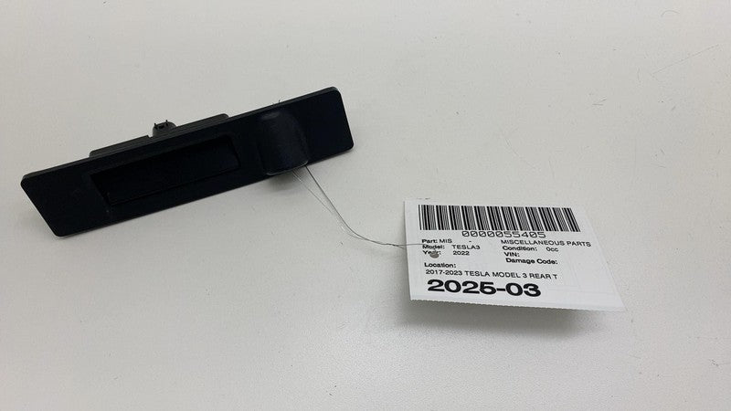 2017-2023 Tesla Model 3 M3 Rear Trunk Lid Release Switch Button Bezel Trim OEM