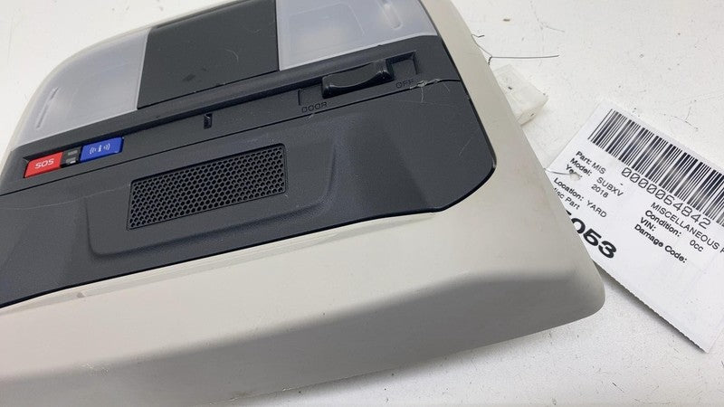 VC12109 ⭕ 2018-2020 Subaru XV Crosstrek Front Roof Overhead Console Unit w/ SOS VC12-109
