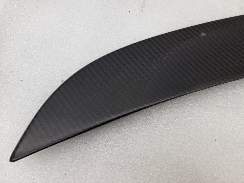 ⭕ 12-15 Tesla Model S Trunk Liftgate Lid Spoiler Wing Carbon Fiber 102