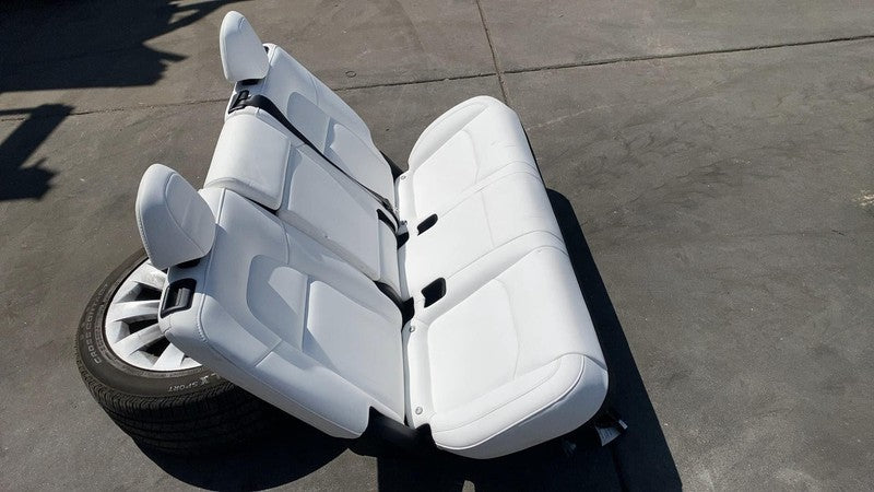 ⭕ 2020 2021 2022 2023 2024 Tesla Model Y Rear 2nd Row Seat White Assy