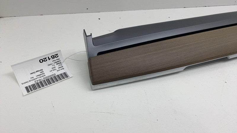 ⭕ 20-24 Model Y MY Dashboard Wood Instrument Panel Cover Trim Bezel 16