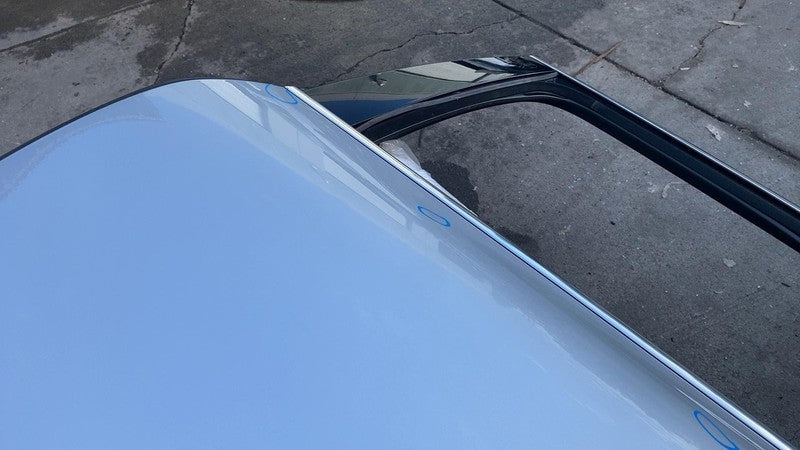 2011-2018 Porsche Cayenne Rear Driver Side Door Shell Panel Left Silver - LX7W