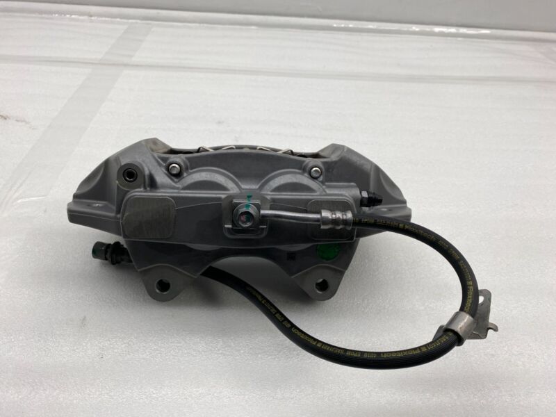 104462100D 2017-2023 Tesla Model 3 M3 Front Driver Side Caliper w/ Brake Hose Line Left OEM
