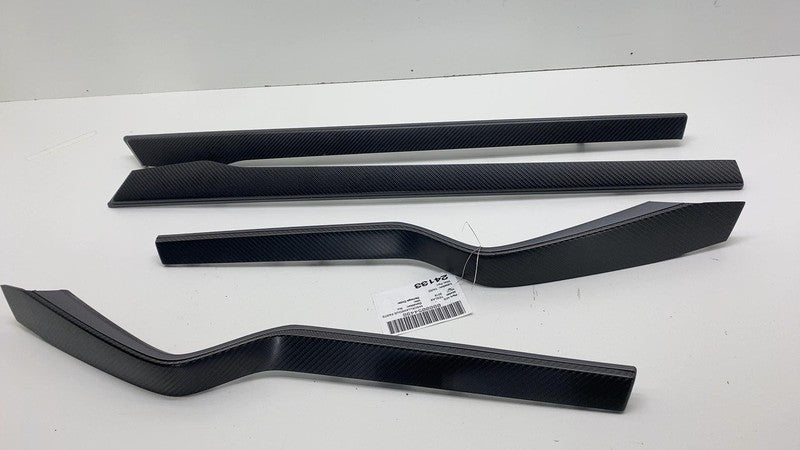 1035826 00 2016-2020 Tesla Model X SET of Front & Rear Left & Right Door Molding Trim Decor