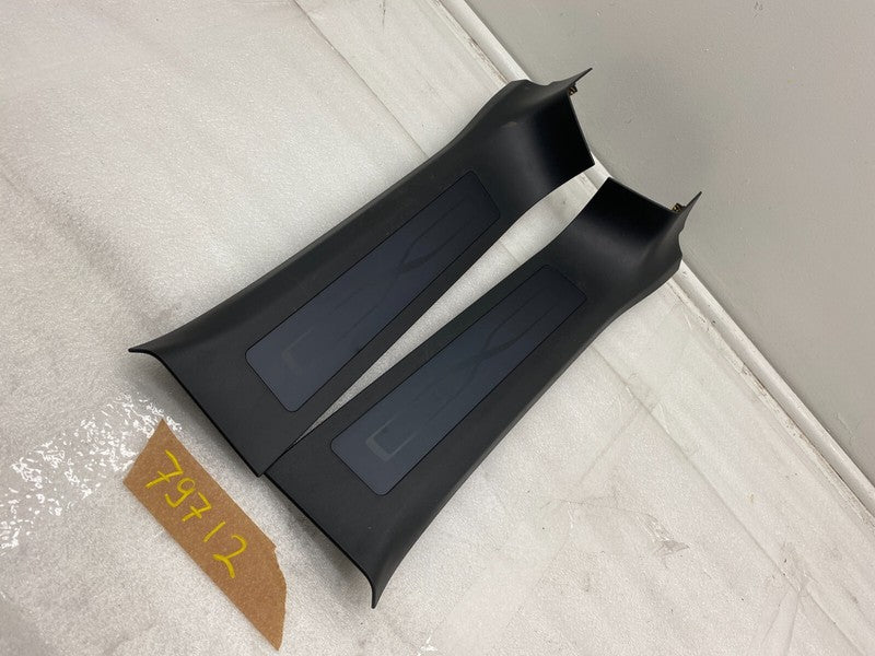 ⭕ 2016-2020 Tesla Model X PAIR (Left & Right) Rear Door Sill Trim Pane