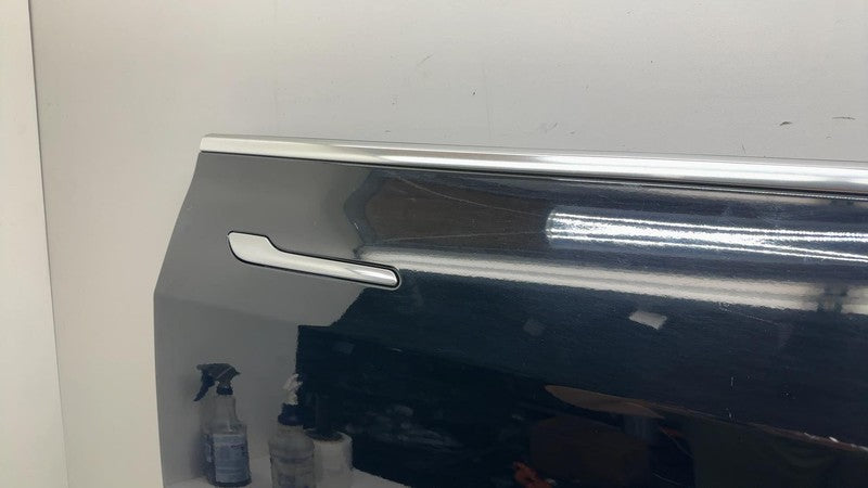 ⭕ 2017-2020 Tesla Model 3 Front Passenger Side Door Shell Panel Right Black PBSB