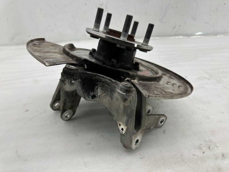 600702300B ⭕ 12-15 Model S Rear Left Spindle Knuckle w/ Shield & Wheel Hub RWD 6007023-00-B