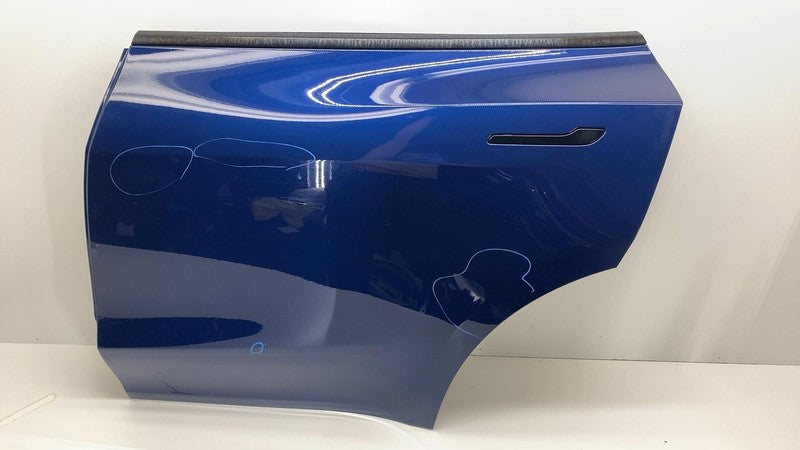 1493561-EC-A ❇️20-24 Tesla Model Y MY Rear Driver Side Door Shell Panel Left LH OEM Blue PPSB