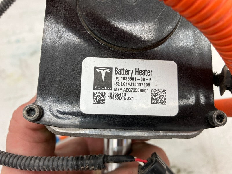103890100E ⭕ 12-20 Model S Electric Battery Heater w/ Wire Harness Wiring Loom 1038901-00-E