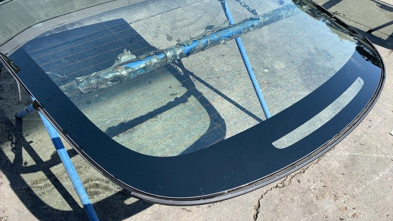 ⭕ 21-23 Model 3 M3 Rear Trunk Panoramic Backlite Glass Back Section 14