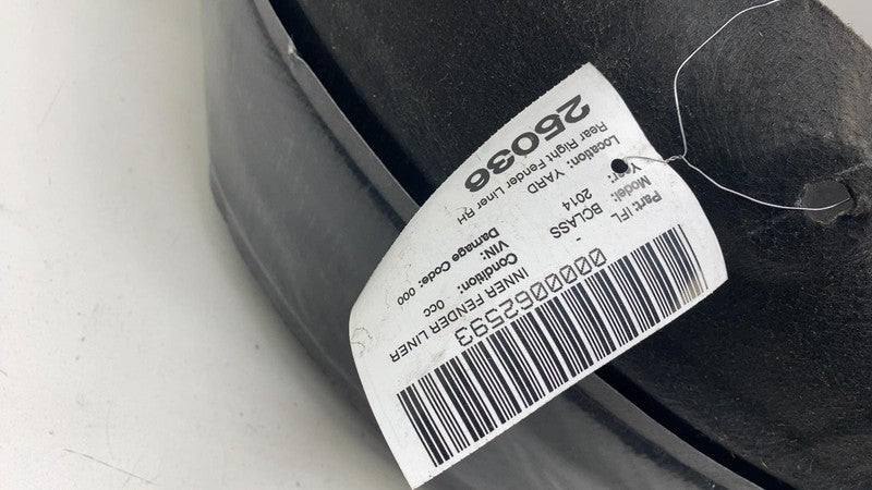 ⭕ 13-18 Mercedes-Benz B-Class Rear Right Inner Wheel Fender Liner Splash Shield