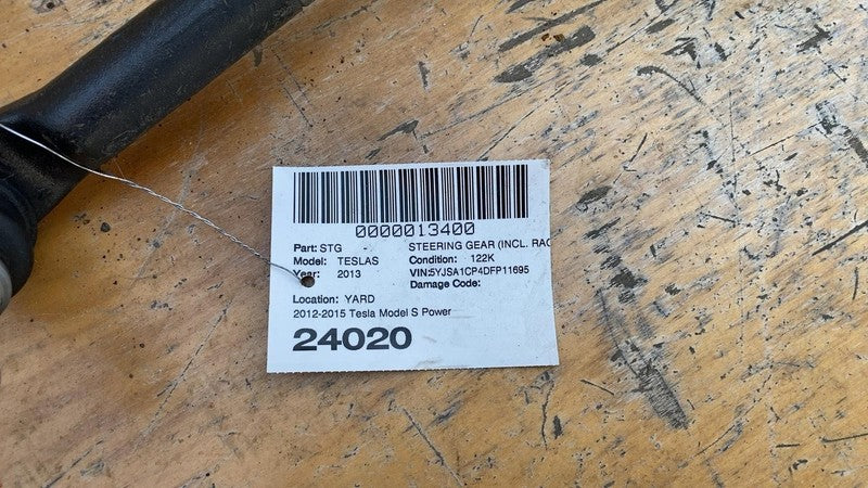 ⭕ 12-15 Model S Power Steering Gear Rack Pinion & Motor w/ Tie Rod BJ32-3200-HB