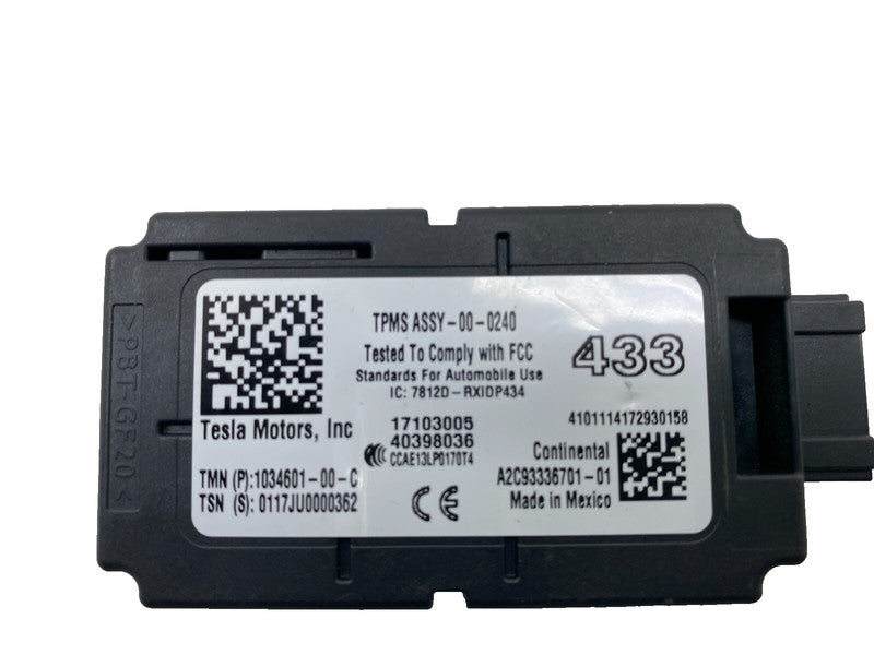⭕ 12-20 Model S X ECU Receiver Tire Pressure Monitor System Control 10