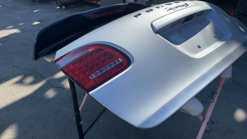 2011-2014 Porsche Cayenne S Rear Trunk Hatch Tailgate Liftgate Shell Silver LX7W