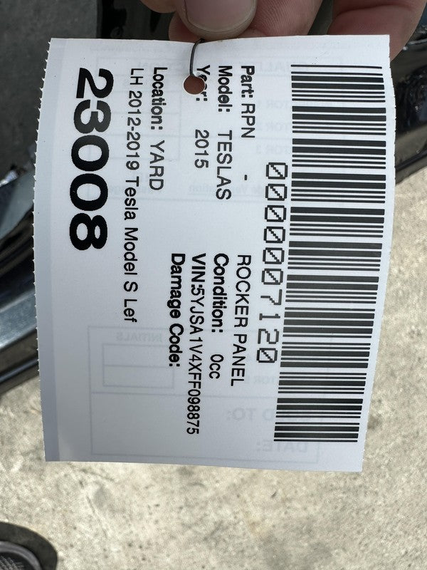 ⭕2012-2015 Tesla Model S Left Lower Door Rocker Sill Structural Frame