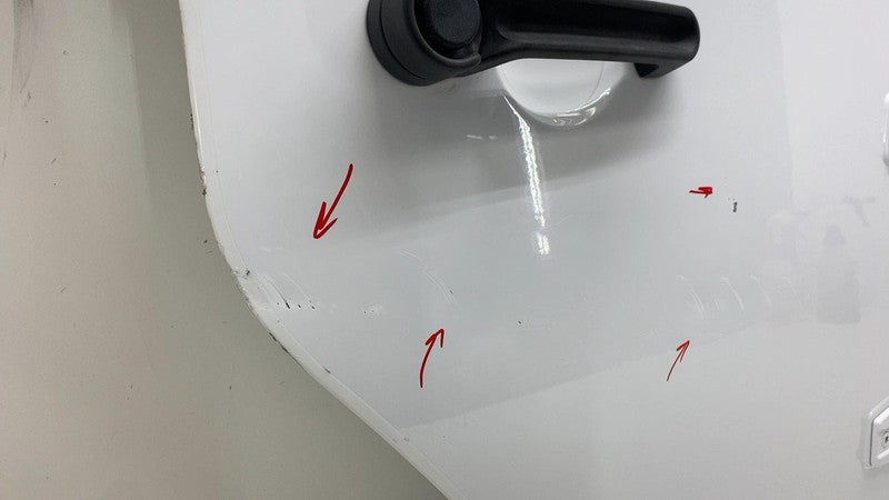 ⭕ 12-18 Jeep Wrangler Rear Passenger Door Panel + Window Glass Right White - PW7