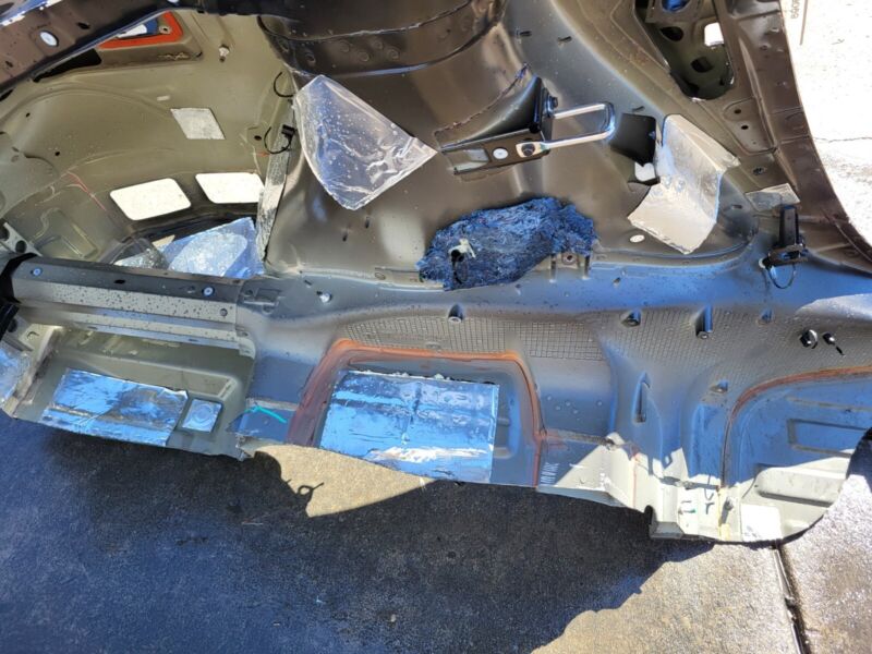 Does not apply 2012-2015 Tesla Model S Rear Left Quarter Body Side Panel Structural Cut Out LH