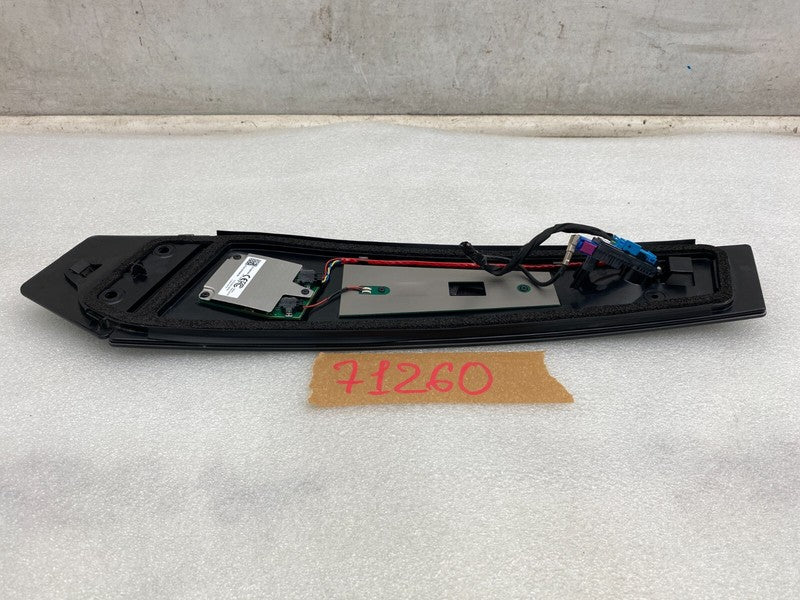 1100437 00 D 2017-2023 Tesla Model 3 M3 Driver Side B-Pillar Applique Glass with Camera Left