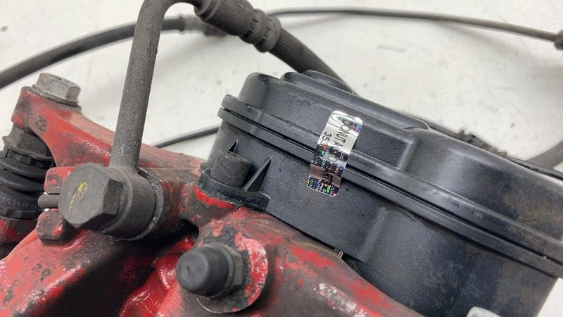 ⭕ 14-17 Range Rover Sport Rear Passenger Caliper Red w/ Brake Hose Line Right RH