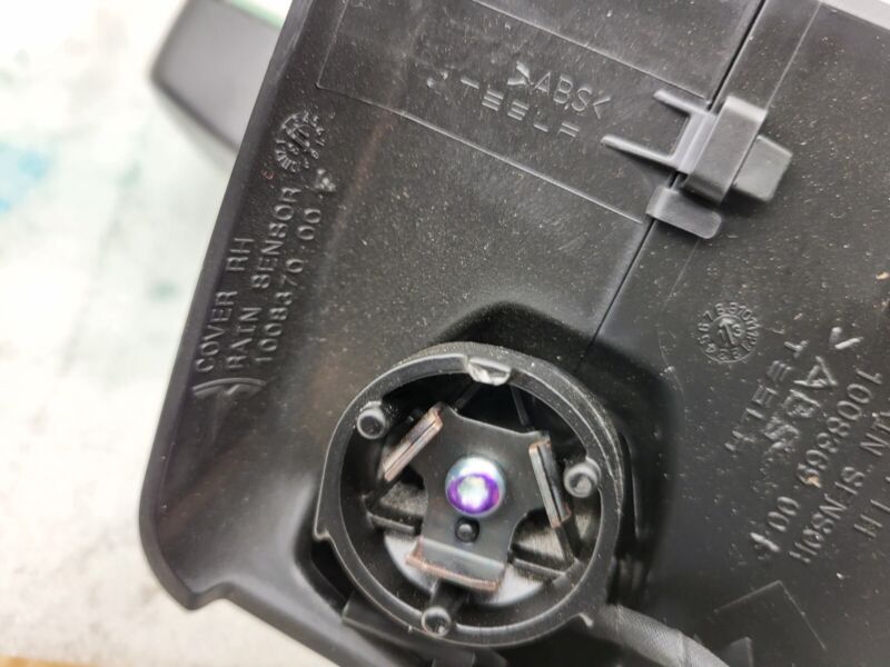 E11026664 ⭕ 2012-2015 Tesla Model S MS Front Windshield Interior Rear View Mirror w/ Cover