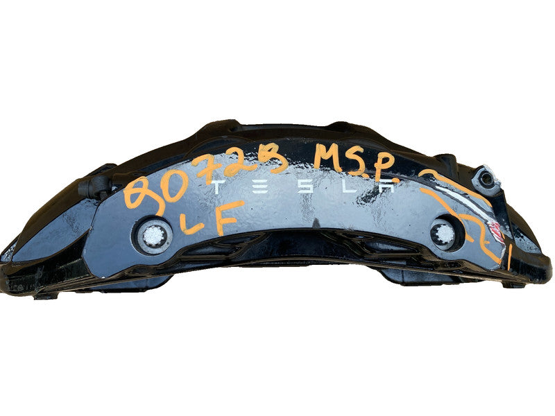 ⭕ 21-25 Tesla Model S MS Front Passenger Brake Caliper Black Right 142