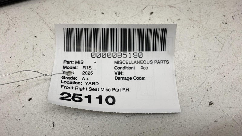 PT00116709A ⭕ 2022-2025 Rivian R1S Front Right Seat Upper Back Frame Bracket RH PT00116709-A