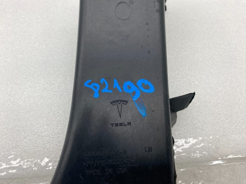 100667400H ⭕12-15 Model S Rear Driver Side Boot Trunk Trim Cover Panel Left LH 1006674-00-H