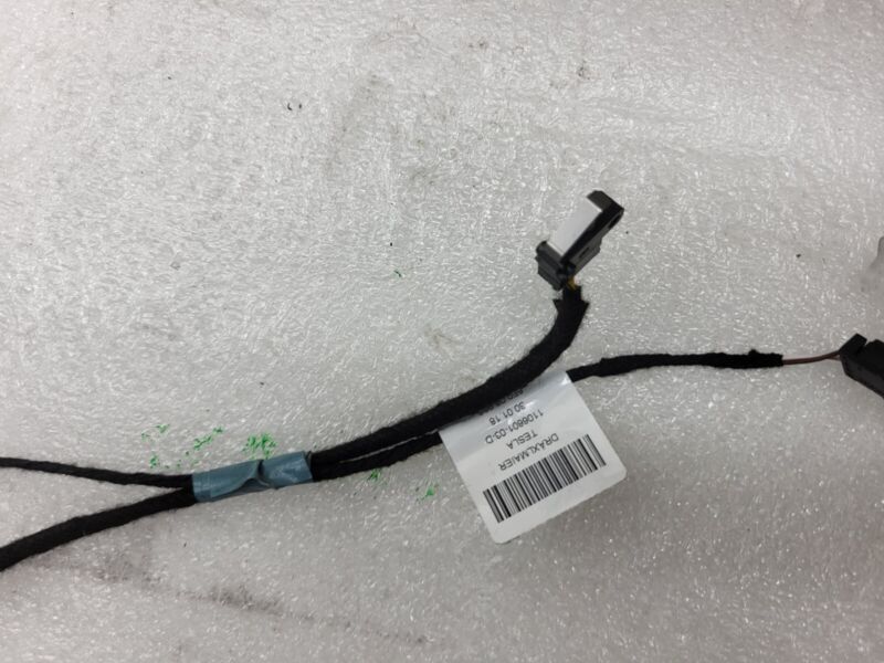 110660103D 2017-2022 Tesla Model 3 Rear Left=Right Ambient Light Door Map Pocket w/ Harness