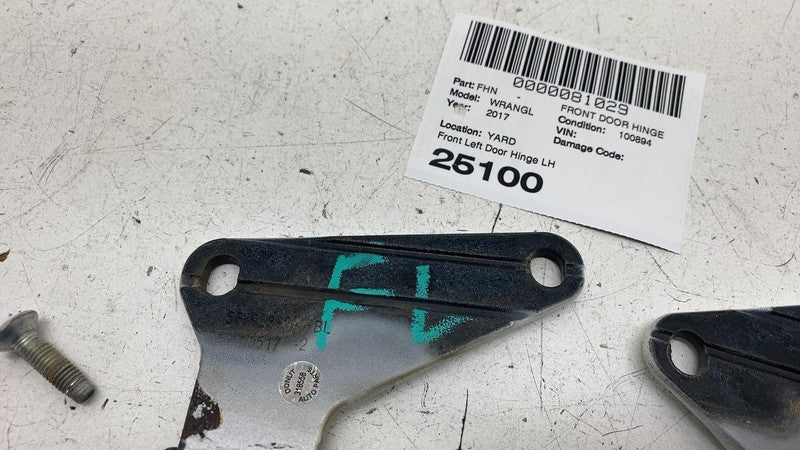 55395393 ⭕ 07-18 Jeep Wrangler Front Driver Side Upper & Lower Door Hinge Left 55395393